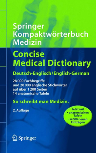 Peter Reuter - Springer Kompaktwrterbuch Medizin - Concise Medical Dictionary