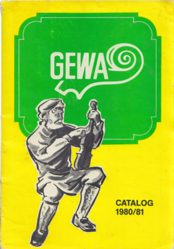 Gewa catalog 1980/81. (Heged�k�sz�t� szersz�m- �s anyagkatal�gus)- Georg Walther GMBH.