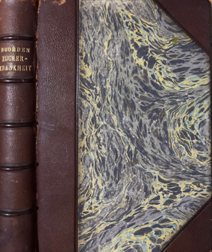 Carl von Noorden - ZUCKERKRANKHEIT und ihre Behandlung (Cukorbetegség és kezelése) német nyelven