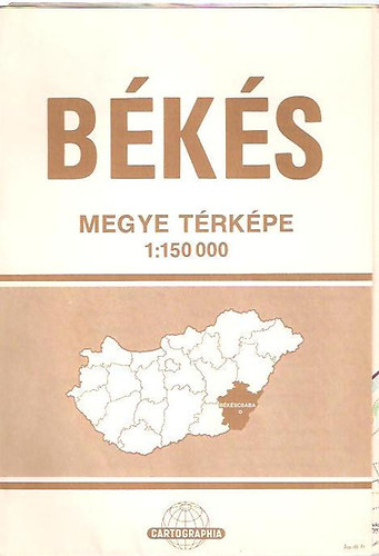 Bks megye trkpe 1:150 000