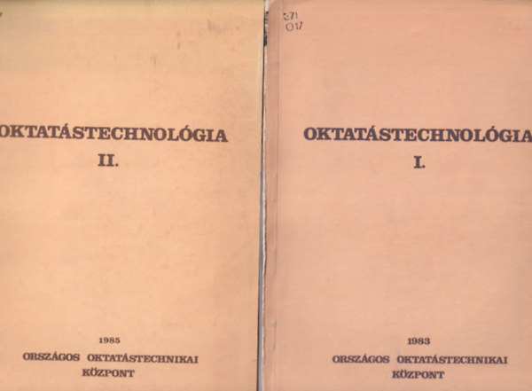 Bitter Ferenc, Ferenczi Jzsef Bartsch Ivn - Oktatstechnolgia I-II.