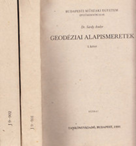 Srdy Andor dr. - Geodziai alapismeretek I-II. (Kzirat)