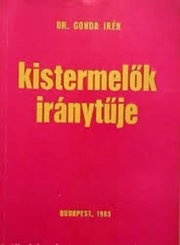 Dr. Gonda Irn - Kistermelk irnytje