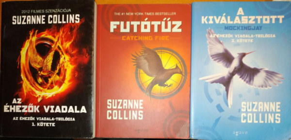 Suzanne Collins - Az éhezők viadala 1-3. kötet (Az éhezők viadala - Futótűz - A kiválasztott)
