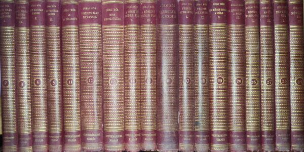 J�kai M�r - 18db J�kai M�r m� a Centen�rium kiad�sb�l - T�r�k vil�g Magyarorsz�gon I-II., Egy magyar n�bob I-II., Az �j f�ldes�r, Politikai divatok, Mire megv�n�l�nk, A k�sz�v� ember fiai I-II., Szerelem bolondjai, stb. (t�bbi c�m a le�r�