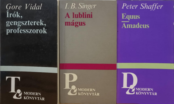 Peter, I. B. Singer, Gore Vidal Schaffer - Modern knyvtr knyvcsomag