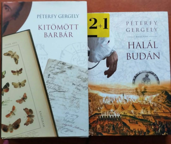 Péterfy Gergely - 2db Péterfy Gergely regény:Halál Budán+Kitömött barbár