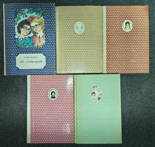Fehr Klra, Johanna Spyri, Halasi Mria, Vidor Mikls, Petrovcz Istvn - (5db) Pttys Knyvek ifjsgi knyvcsomag a 8-11. ves korosztly szmra: Mi, szemvegesek / Heidi / Az utols padban / Galambposta / Nevelem a csaldom