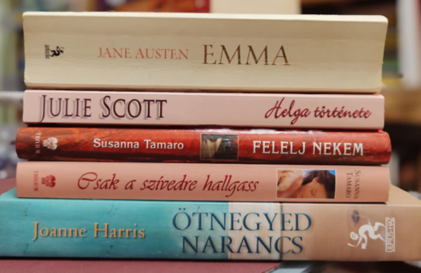 Scott, Julie, Susanna Tamaro, Joanne Harris Jane Austen - Romantikus k�nyvcsomag