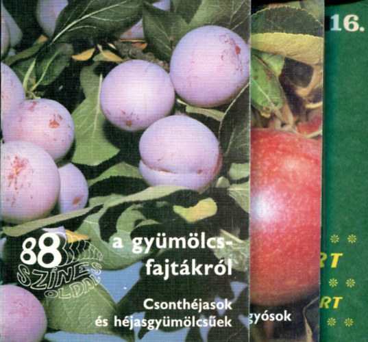 Lelkes Lajos (szerk.) - 3 db kertszeti ktet (88 sznes oldal, Ezermester kisknyvtr)