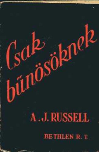 A..J. Russel - Csak bűnösöknek (For Sinners Only)