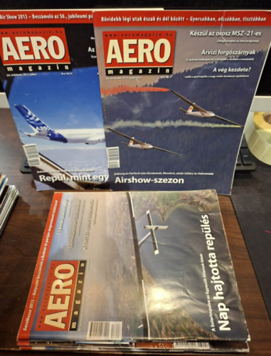 Sajtos Zoltán (főszerk.) - Aero magazin XV. évfolyam 2013. február - 2013. augusztus (6 db), lapszámonként