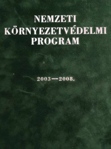 Nemzeti környezetvédelmi program 2003-2008