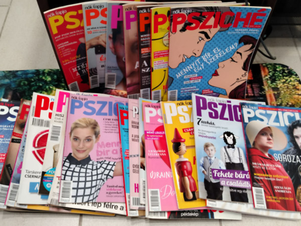 KÖNYVCSOMAG, 28 db. Nők Lapja Psziché szórványszámok- Önismeret, párkapcsolatok, gyermeknevelés és lelki egészség.