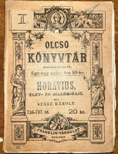 Szsz Kroly Gyulai Pl - Olcs knyvtr - Horatius