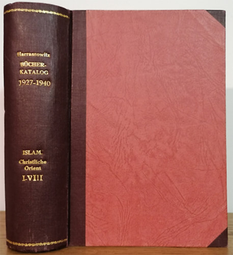 Harrasowitz Bcher-katalog 1927-1940