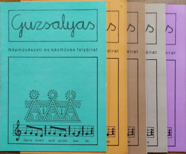 Petrás Anna (szerk.) - Guzsalyas, VIII. évf. 1996 - (5 lapszám)