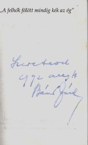 Johannes Rosche - Éljünk Isten tenyerén. -dedikált.