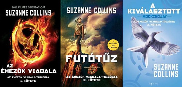 Suzanne Collins - Az éhezők viadala 1-3. kötet (Az éhezők viadala - Futótűz - A kiválasztott)