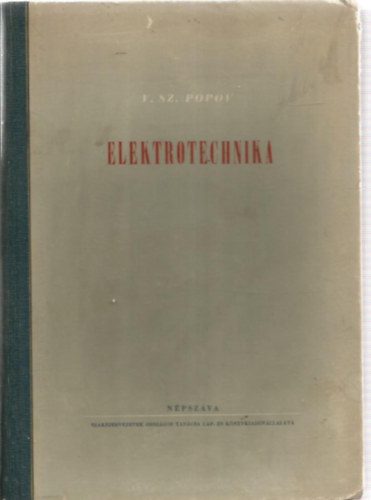 V. Sz. Popov - Elektrotechnika