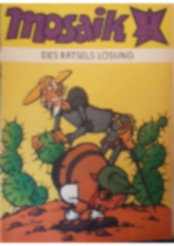 Manfred Rucht  (szerk.) - Mosaik- des R�tsels l�sung - 1981/8.