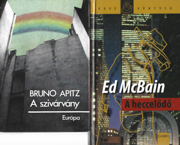 2 db knyv, Bruno Apitz: A szivrvny, Ed McBain: A hecceld