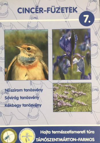 Vidra Tamás - Cincér-füzetek 7. - Nőszirom tanösvény - Sóvirág tanösvény - Kékbegy tanösvény