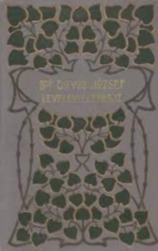 B�r� E�tv�s J�zsef �sszes munk�i 20.: levelek �letrajz