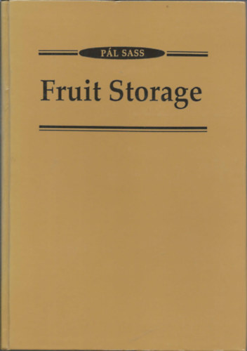 Dr. Sass P�l - Fruit storage