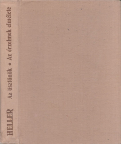 Heller gnes - Az sztnk-Az rzelmek elmlete