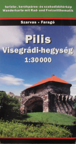Pilis, Visegr�di-hegys�g 1:30 000 Turista-, ker�kp�ros- �s szabadid�t�rk�p