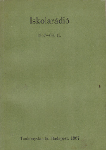 Dr. Huszr Tiborn - Iskolardi 1967-68. II.