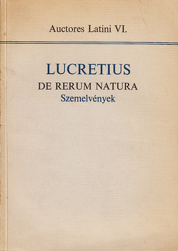 Lucretius - De rerum natura (Szemelvnyek)