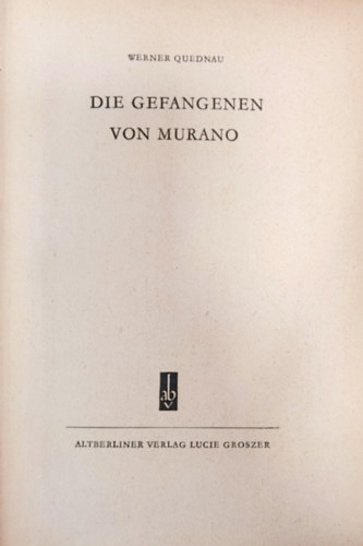 Die Gefangenen von Murano