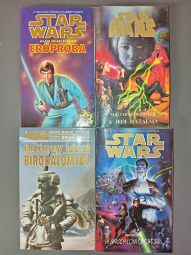Malcolm Webster, Brian Daley, Timothy Zahn Alan Dean Foster - (4db) Star Wars könyvcsomag : Erőpróba / A jedi hatalma / Han Solo: Érzékeny búcsú a birodalomtót / A birodalom örökösei