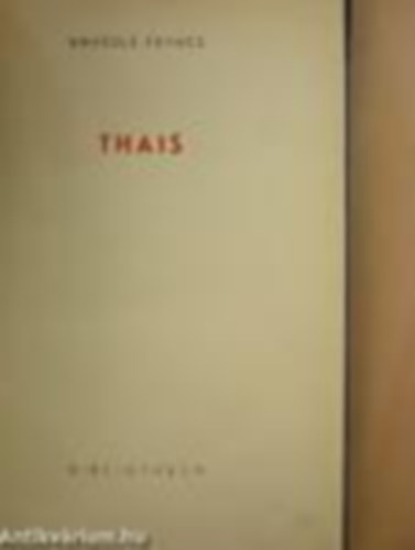 Anatole France - Thais