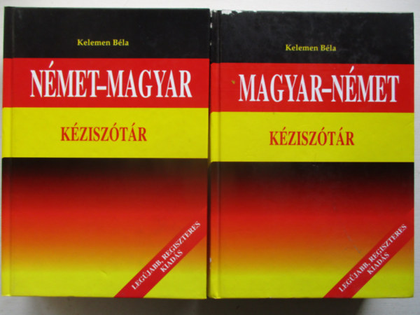 Kelemen B�la  (szerk.) - Magyar-N�met N�met-Magyar k�zisz�t�r (Regiszteres kiad�s!)