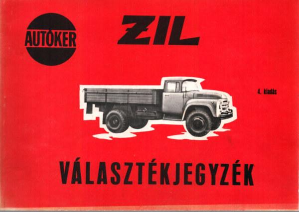ZIL Választékjegyzék (Autóker)