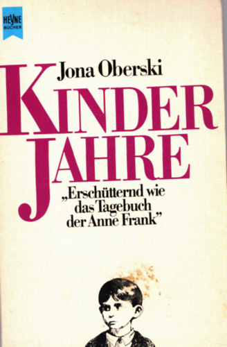 Jona Oberski - Kinderjahre
