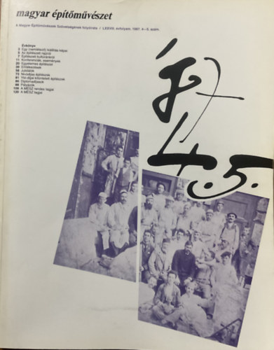 Ferkai Andr�s  (szerk.) - Magyar �p�t�m�v�szet 1987/4-5.