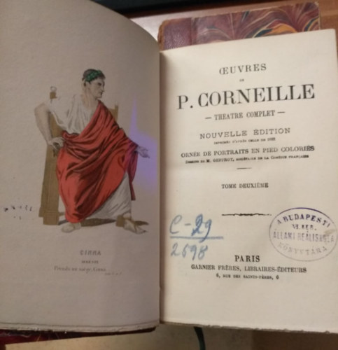 Oeuvres de P. Corneille - Thatre complet I-II.