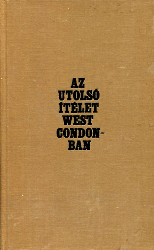 Robert Coover - Az utols tlet West Gordonban