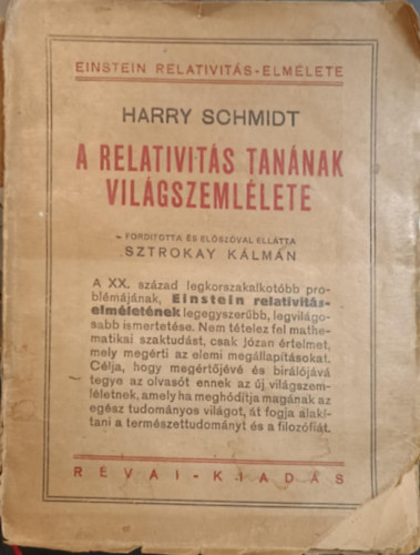Sztrkay Klmn - A relativits tannak vilgszemllete