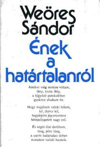 We�res S�ndor - �nek a hat�rtalanr�l   (V�szonk�t�s)
