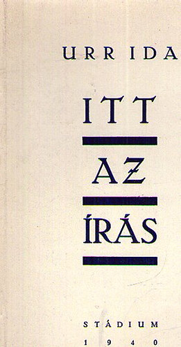 Urr Ida - Itt az �r�s