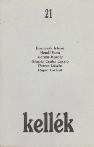 Kell�k - filoz�fiai foly�irat 21. sz�m