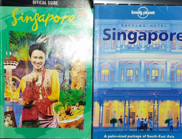 2db angol nyelv Szingaprral kapcsolatos tiknyv - Singapore-A palm-sized package of South-East Asia; Singapore