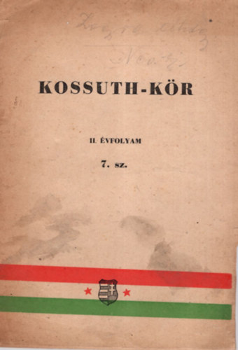 Kossuth-kr II. vfolyam 7. szm