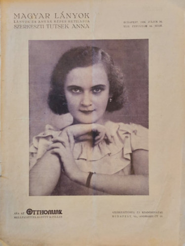 Tutsek Anna  (szerk.) - Magyar L�nyok - L�nyok �s any�k k�pes hetilapja 1936 (XLII. �vf. 44. sz�m)