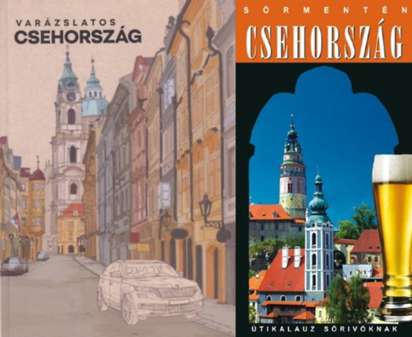 Kocsis Pter, Munkcsi Zsolt, Vtek Gyrgy Marton Jen - 2 db tiknyv Csehorszgrl: Varzslatos Csehorszg + Srmentn Csehorszg - tikalauz srivknak